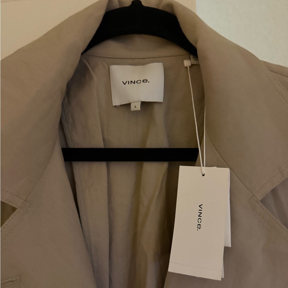Vince trench coat new with tag